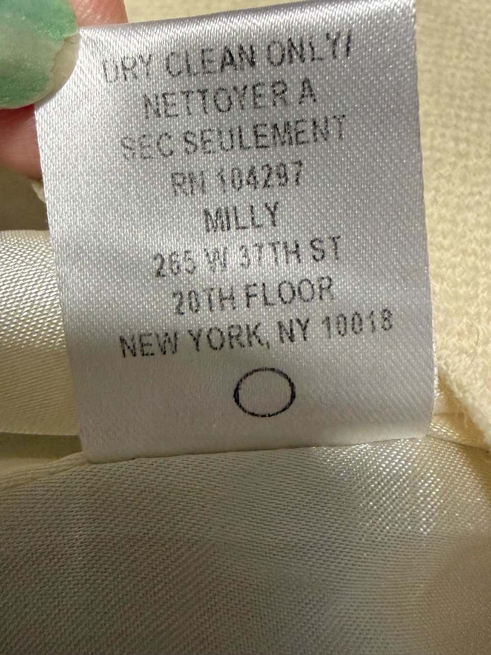 Milly New York Shocking Pink Sheath Dress Lined Wool Cream Black Sz 6 MSRP $425 - Picture 13 of 13